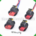 3-Pin Connector Diesel Injector Ignition Connector solenoid valve dephaser ignition