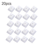 20pcs Rivet Bumper Mudguard Fastener Clips 90189-06193 9018906193 For Toyota Screw Nut Grommets Plastic Fastener Clips