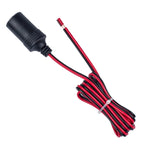 New 12V 24V Cigarette Lighter with 30cm Cable Wire Cord Power Supply Socket 15A Male Plug Adapter Auto Connector Outlet Charger