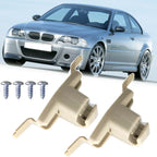 2Pcs Sun Visor Clips Holder Bracket Mount For BMW 3 5 7 Series E46 E38 E39 E53 X5 Interior Beige Sun Visor Clip Holder