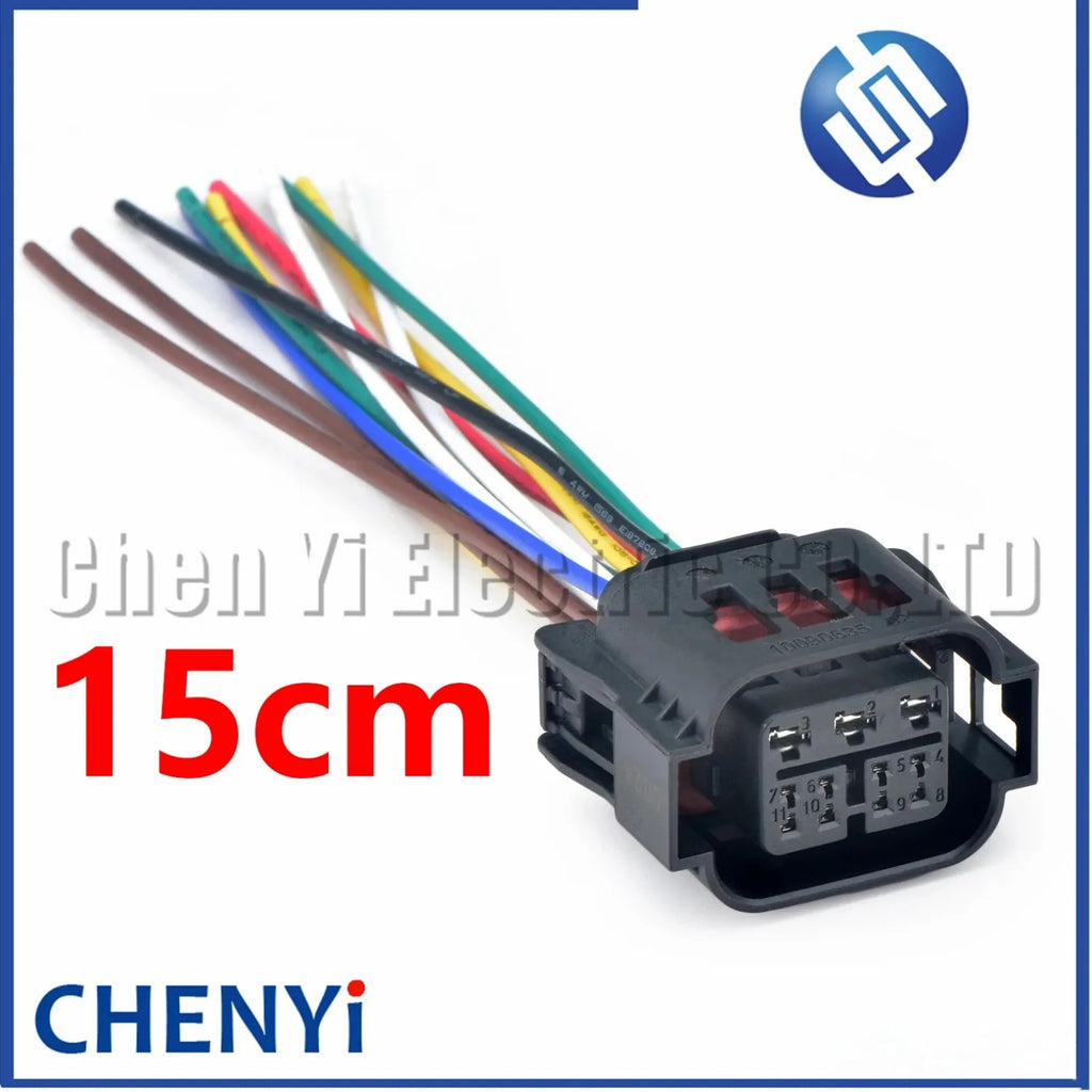 11 Pin Automotive waterproof connector Electronic valve servo motor Wire harness Plug 10090636 10090635