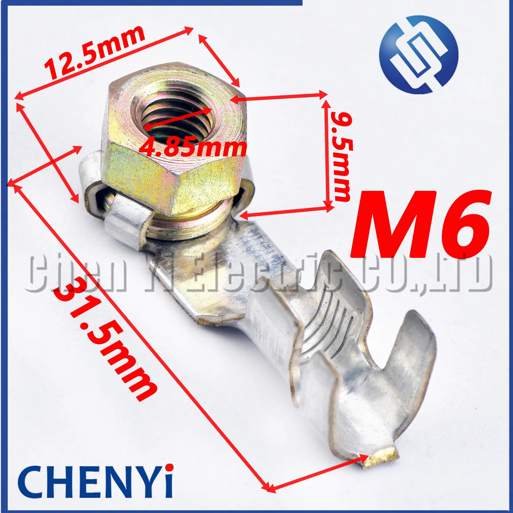 Excavator Parts Diesel engine fuel injector nut terminal M4 M5 M6 2050216-1 1599300-1 1599298-1 1599297-1 26306212179 615649