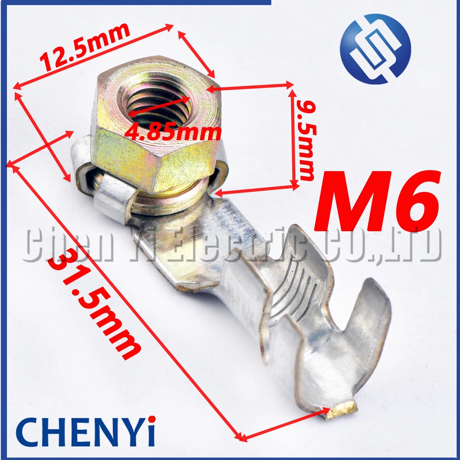 Excavator Parts Diesel engine fuel injector nut terminal M4 M5 M6 2050216-1 1599300-1 1599298-1 1599297-1 26306212179 615649