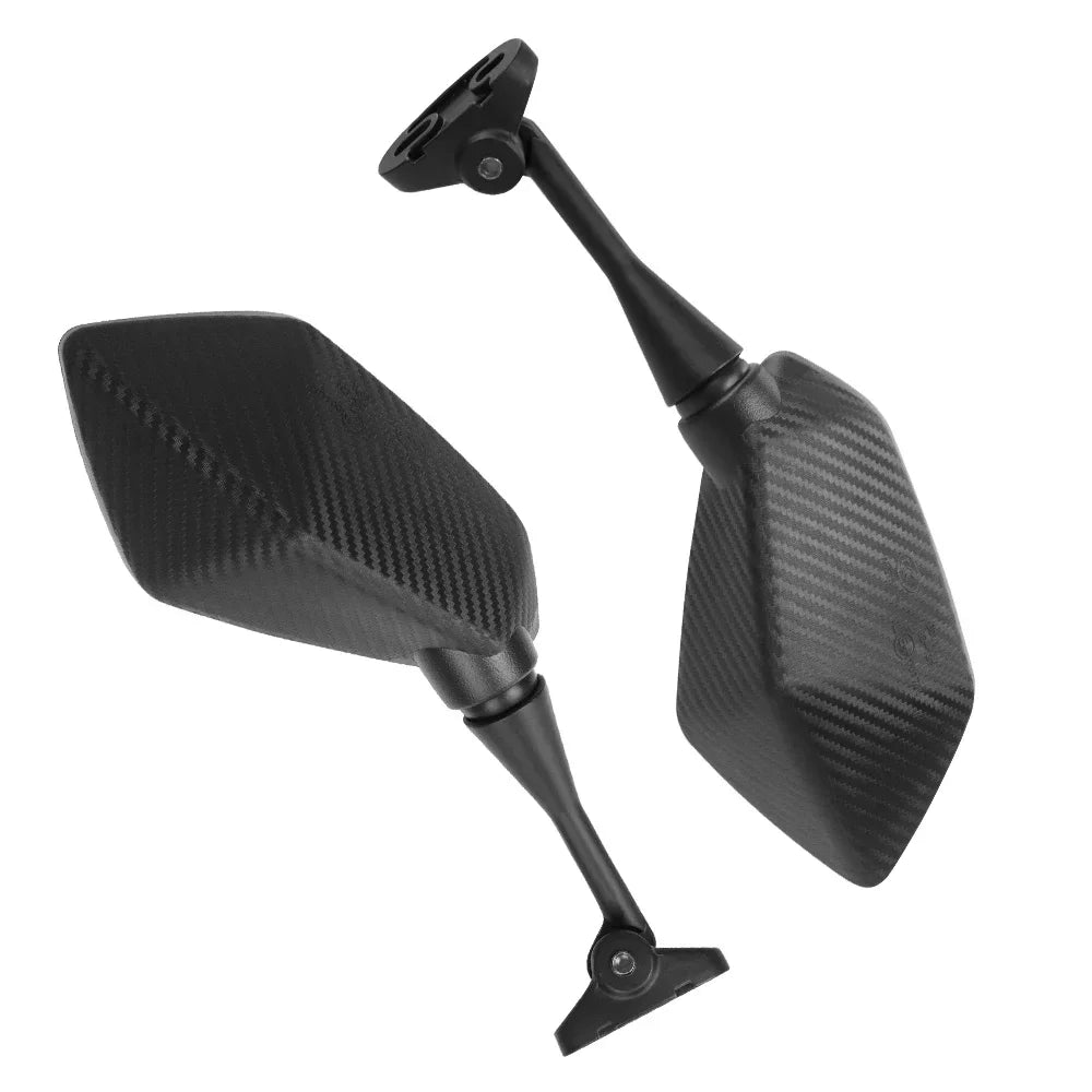 360° Rotating Wide Angle Bicycle Mirror Impact Resistant with Extra Large View Surface Seamless Handlebar Mount Bike amagi