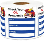150PCS Car Maintenance Reminder Stickers Easy Oil Change Tracking Solution Auto Windscreen Labels Interior Maintenance Stickers