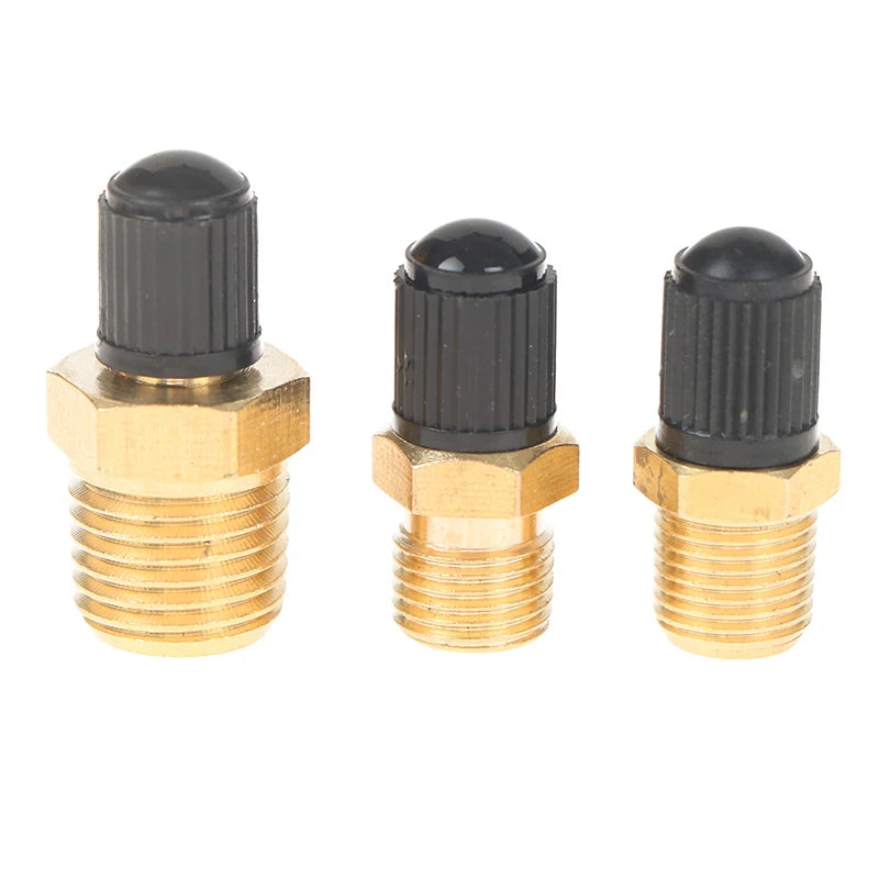 1/4 NPT 1/8 NPT M10*1 Automobile Tire Valve Core Motorcycle Tubeless Tire Screw Valve Tire Pressure Monitoring Tire Copper Valve