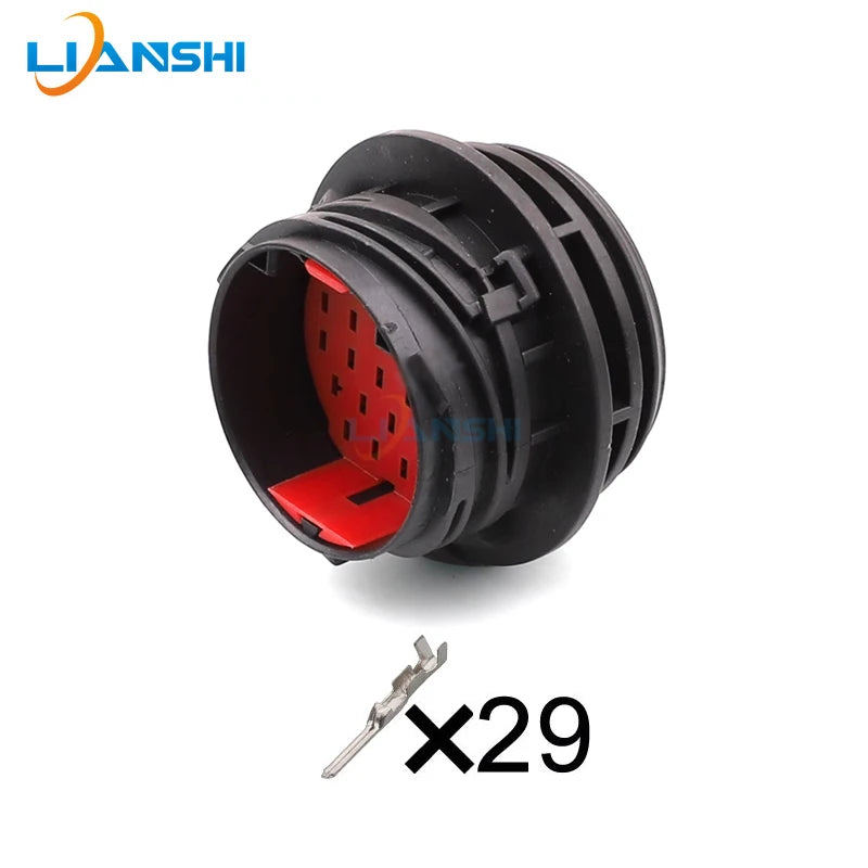 282455-1/282454-1 is suitable for automobile connector 29-hole male and female harness plug with terminal DJ7291-1.8-11/21