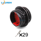 282455-1/282454-1 is suitable for automobile connector 29-hole male and female harness plug with terminal DJ7291-1.8-11/21