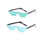8 Bit Thug Life Sunglasses Pixelated Men Women Brand Party Eyeglasses Mosaic UV400 Vintage Eyewear Unisex Gift Toy Glasses Amagi