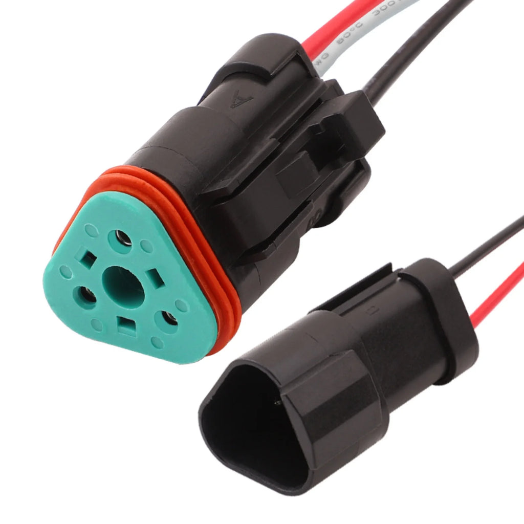 3 PIN 1.6mm Male Female Connector Waterproof Wiring Harness For Engineering Vehicle Deutsch DT04-3P-E005 DT06-3S-E005