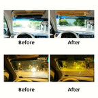 Car Sun Visor Goggle Night Vision Driving HD Anti Sunlight Dazzling Day Mirror UV Fold Flip Down Clear View Interior Mirrors Ama