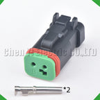 2-Pin Wire Harness Harness Waterproof Connector excavator headlight headlight