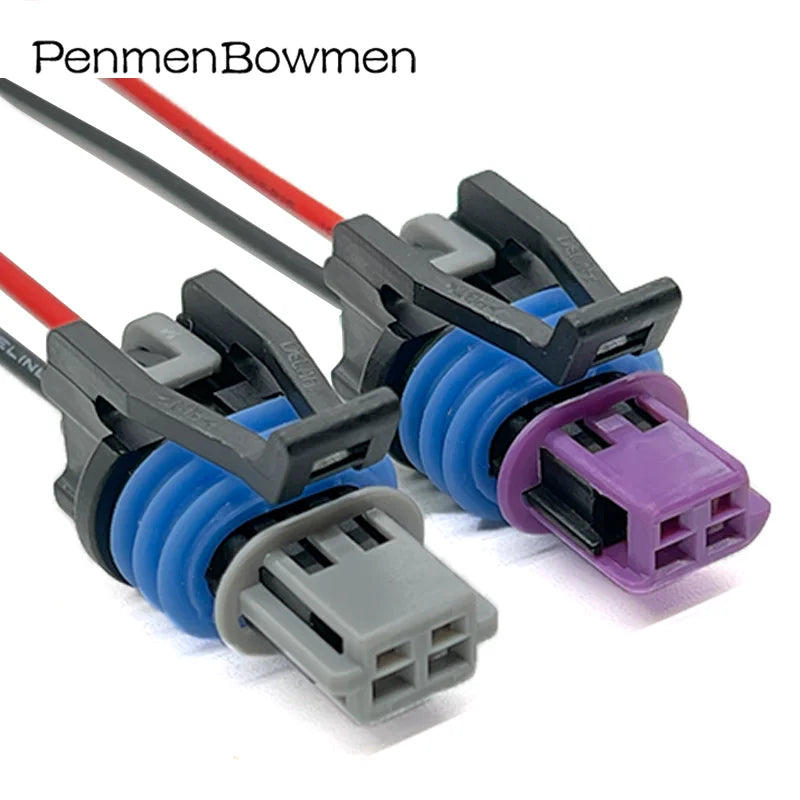 1 Set 2 Pin GM LS ECT Car Waterproof Plug Wiring Harness Electrical Cable Connectors 15449028 15449027 For Ford Chevrolet Opel