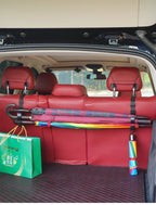 2pcs Car Trunk Storage Hook For Bag Umbrella Fishing Rod Holder Universal Seat Back Organizer Bracket Interior Stowing Tidying