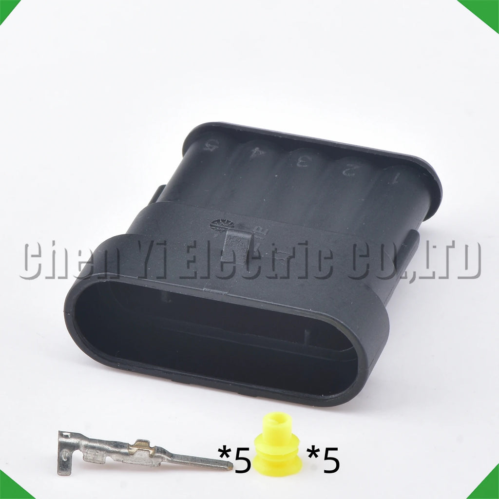 5-Pin Connector Automotive waterproof connector Black Accelerator pedal sensor