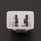 2 PIN Unsealed Automotive Plug 6.3mm Male Female Connectors Connector With Terminal Pins 180924 0-180923-0