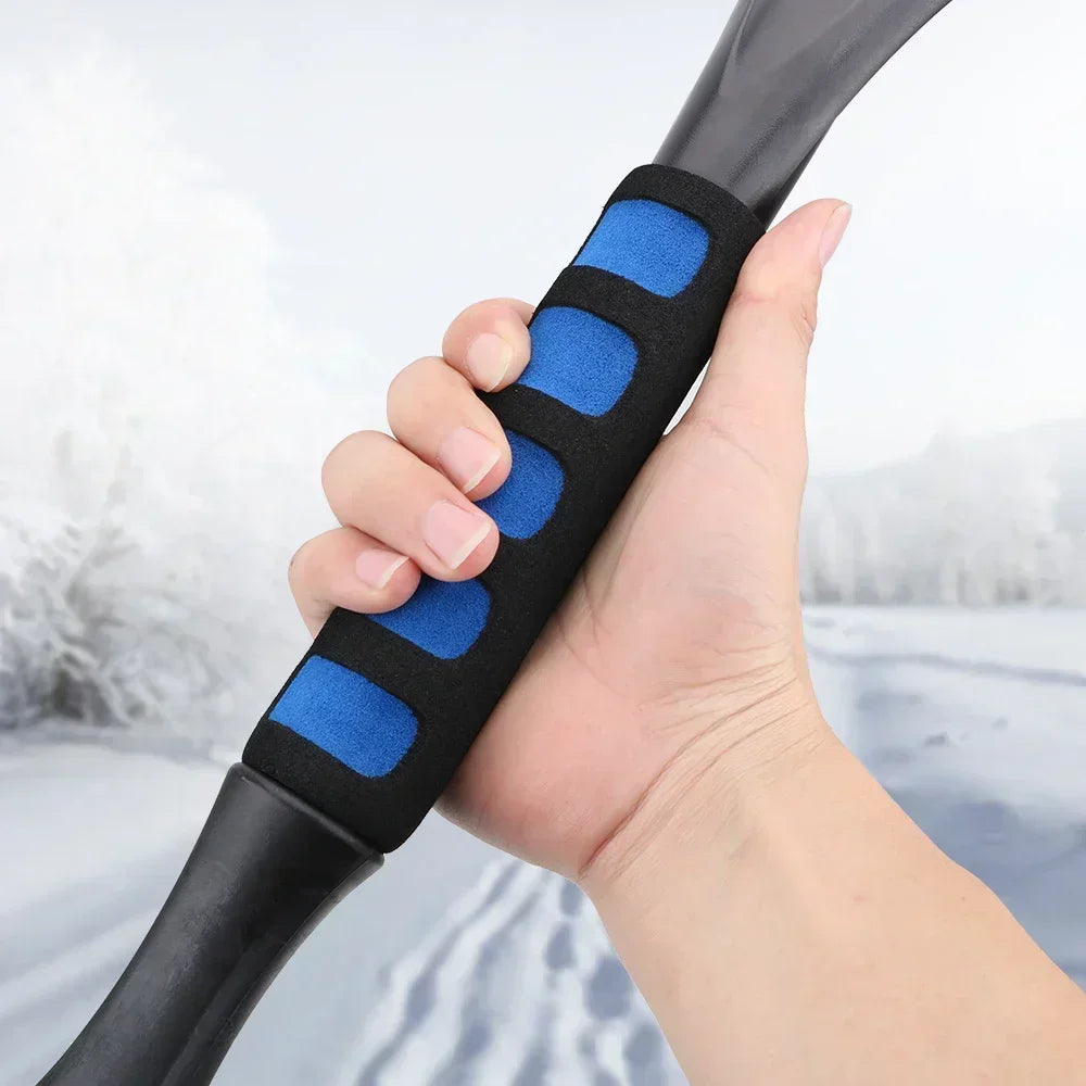 Snow Brush with Wider Ice Scraper Snow Removal Tool Car Brush with Ergonomic Comfortable Foam Grip for Cars Amagi