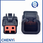 2 Pin DTP series BLACK  Automotive waterproof connector Wire harness plug DTP06-2S DTP04-2P DTP06-2S-E004 DTP04-2P-E004 with Pin