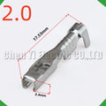 50 Pcs 2.0 mm Male or Female wire Crimp Pins For 8230-4282 8240-4422 Sheath Automotive ...