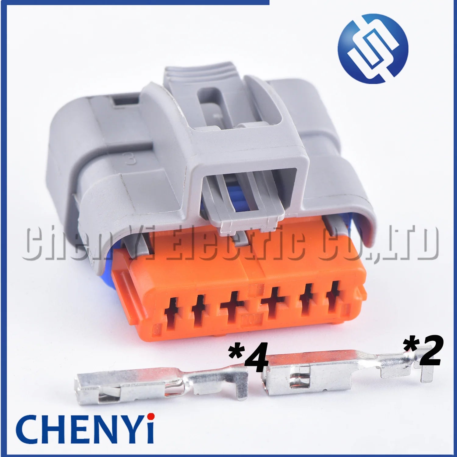 6 Pin 2B+4S Composite female automotive waterproof connector Throttle oil pump plug For Peugeot Citroen C4 C6