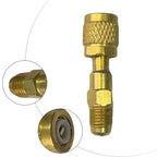 1PC R32 Left-Handed Thread 1/4 SAE-LH Internal Adapter For R454ABC Storage Tank For Air Conditioning Adapter Quick Coupling