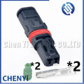 2 Pin Auto LED Lights Modification Connector Car door handle seat rearview mirror heating Wire harness Plug