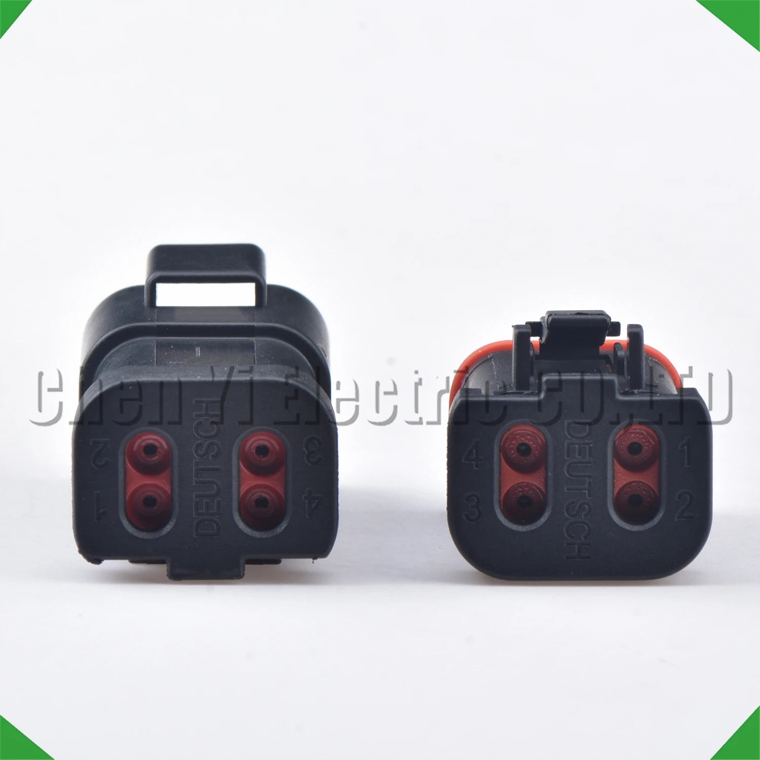 4-Pin Auto Connector Black Automotive Connectors harness Deutsch Engineering Vehicle