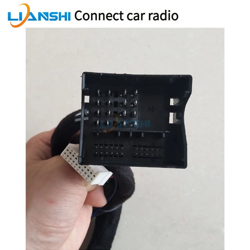 The vehicle-mounted DSP power amplifier dedicated line is suitable for the PNP-PZ005 models of Volkswagen, BMW and Audi