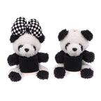 Plush Puppy Clutch Decoration Car Wiper Turn Signal Switch Decoration Cute Bowknot Dog Car Wiper Doll Interior Accessories