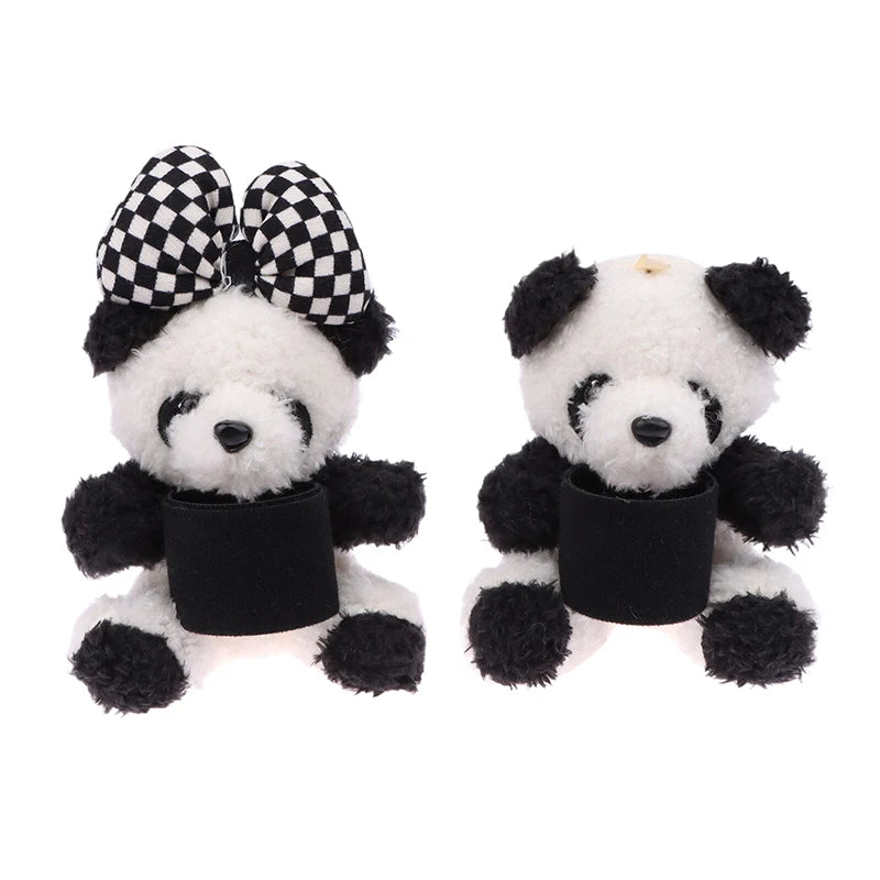 Plush Puppy Clutch Decoration Car Wiper Turn Signal Switch Decoration Cute Bowknot Dog Car Wiper Doll Interior Accessories