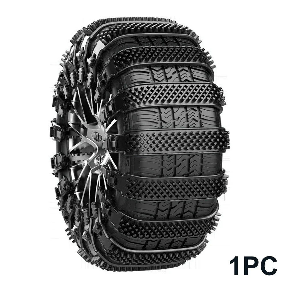 Snow Chain Tyre Chain 10/1PCS Urethane Set Wheel Ties Belts Car Tires Chains Winter Anti-Slip Chain Anti Skid Snow Emergency New