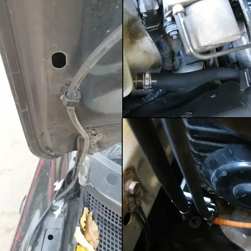 100pc Car Wiring Harness Fastener Route Fixed Retainer Clip Corrugated Pipe Tie Wrap Cable Clamp Oil Pipe Beam Line Hose Bracket