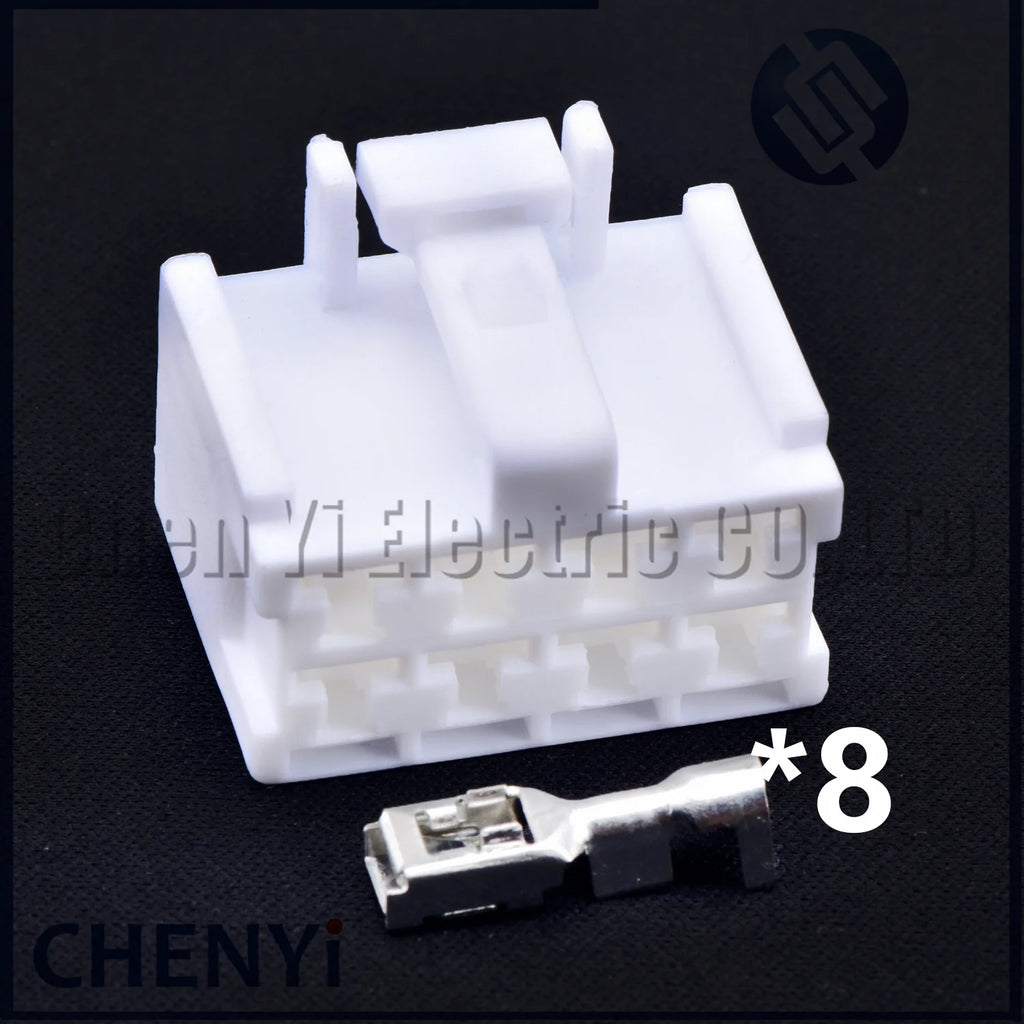 8 Pin Auto Unsealed Socket Car Starter Plastic Housing Female Wiring Harness Connector Plug 90980-11615 4F0850-0001 For Toyota
