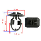 10Pcs Side Skirt Bracket Clips With Grommet For Mercedes R170 W202 W203 W204 W208 W210 Side Skirt Bracket Clamp And Washer