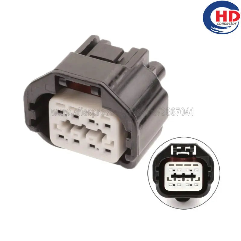8pin auto waterproof electric plastic wire harness connector Wave box gear switch wiring harness plug 7183-7876-30