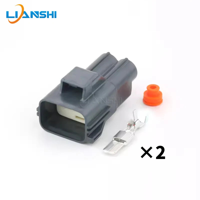 7282(7283)-5596-10 Automotive vacuum pump sensor 2-hole plug DJ70258-6.3-11/21 rubber shell with terminal