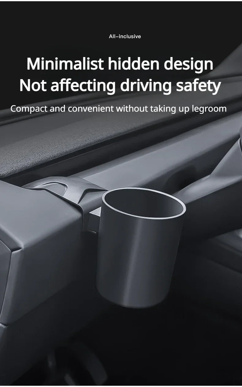 For Tesla Model Y Juniper/3/3+ Highland 2025 Water Cup Holder Beverage Rack Limiter Instrument Table Cup Support Car Tools Amagi