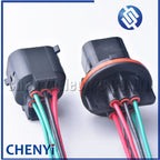 6 Pin Automotive Waterproof connector male female Headlight drive Wiring Harness plug For Hyundai Freddy ix25 ix35 Rena Santa Fe