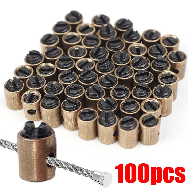 Motorcycle Throttle Cable Core Brake Bolt Pin Motocross Motorcycle Beach Bike Throttle Pull Cable Brake Stop Bolt Pin 50CC-250CC