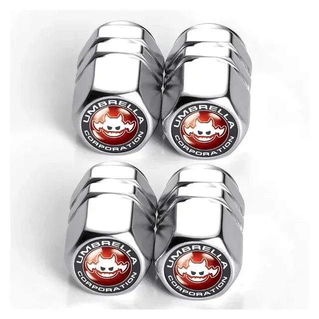 4Pcs Tire Valve Stem Caps, Universal Car Wheel Air Valve Dust Proof Covers for Cars, Trucks, SUVs, Bikes and Motorcycles Amagi
