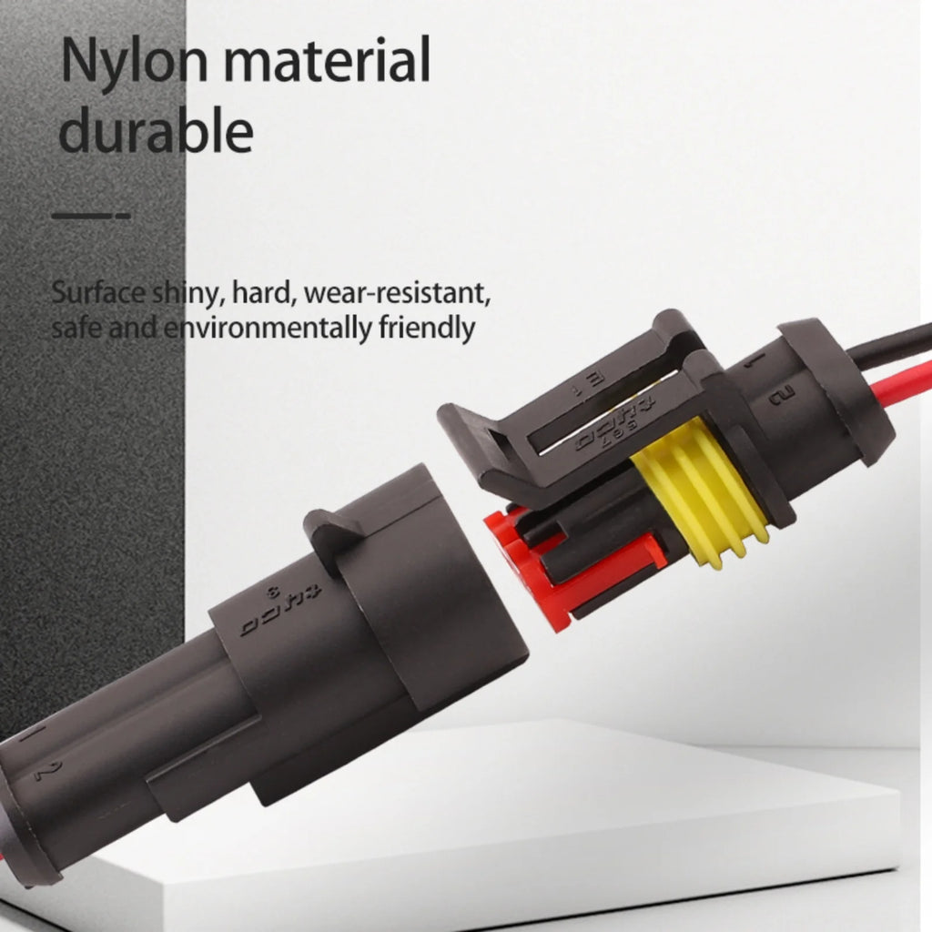 AMP 2 PIN Waterproof 1.8mm Female Male Tyco Super Electrical Automotive Connector Plug Wiring Harness For Car 282104-1 282080-1