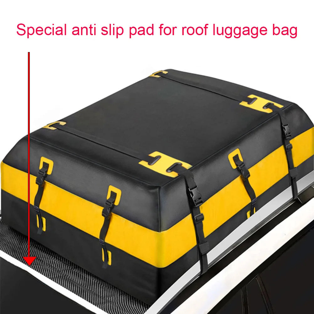 120x100cm Car Trunk Anti-Slip Flexible Mat For Car Roof Trunk For Suv Rear Protective Luggage Foldable Vehicle Cargo Net