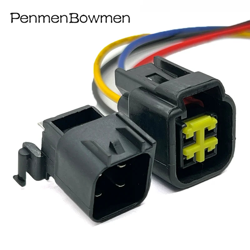 4 Pin Car Ignition Coil Plug Wiring Harness Auto Electrical Cable Connectors Needle Seat For Ford FWY-C-4F-B 12444-5504-2