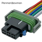 1 Set 12 Pin 0.8 Series Miniature Connector Car Reversing Radar Plug Wire Harness Auto Adapter for Harley Honda