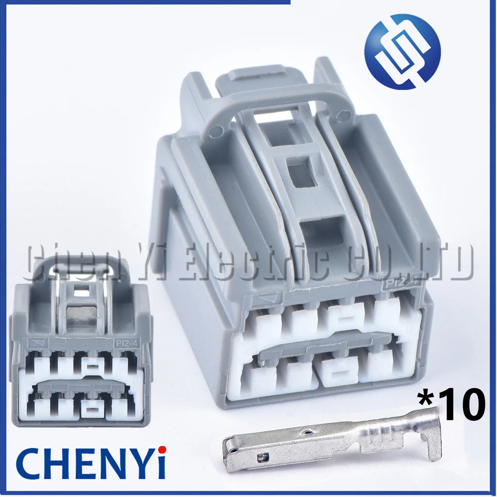 10 Pin Female Auto Rearview Mirror Cable Socket Grey Connector plug 7282-6455-40 7283-6455-40 For Ford Focus