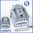 10 Pin Female Auto Rearview Mirror Cable Socket Grey Connector plug 7282-6455-40 7283-6455-40 For Ford Focus
