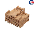 16pin auto waterproof electric plastic wire harness connector 8W0972416/2301695-2