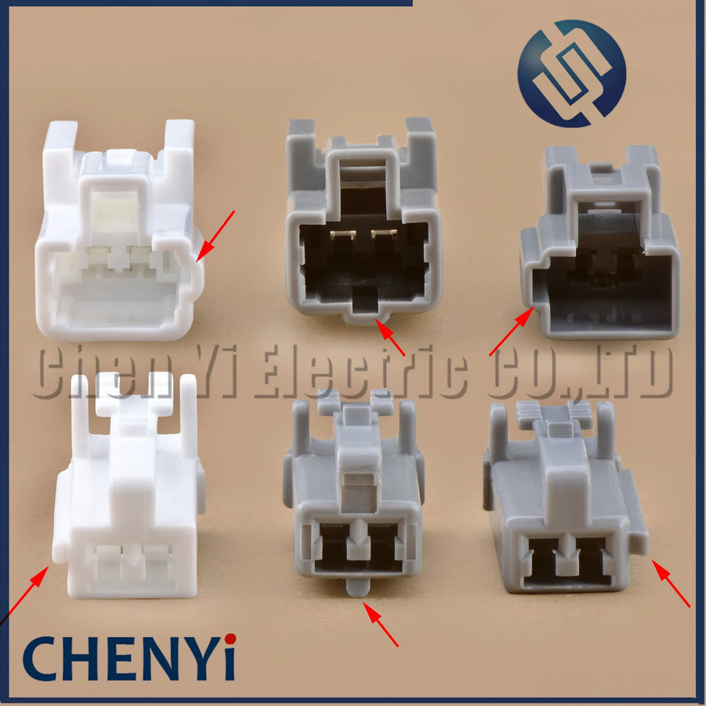 2 Pin Auto Connector plug MG651026 MG641029 6149-1251 7283-1020 90980-1247 90980-11724 90980-12B28 7189-3037 For Toyota Honda