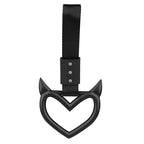 Colorful Car Tow Strap Tsurikawa Ring Heart JDM Train Bus Handle Hand Strap Styling Drift Charm Strap Auto Accessories