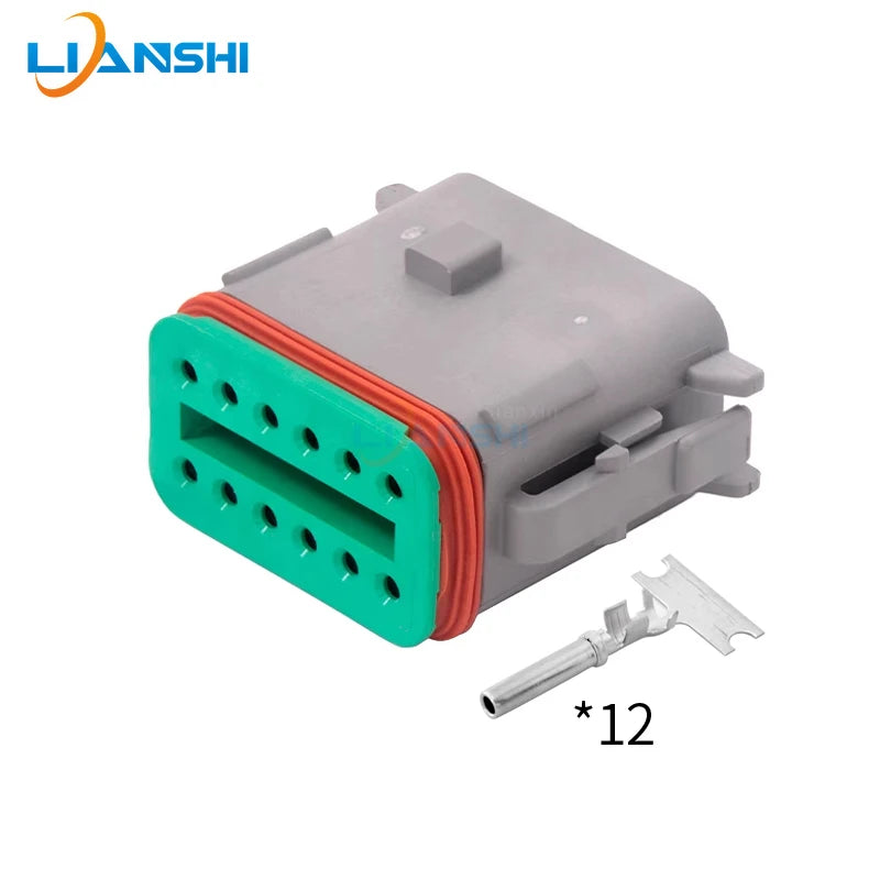 Automotive connector DT06-12SA-CE06 waterproof connector DTF13-12PA pin socket 12-hole plug